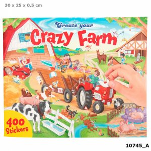 Create your Crazy Farm cuarderno para colorear 10745